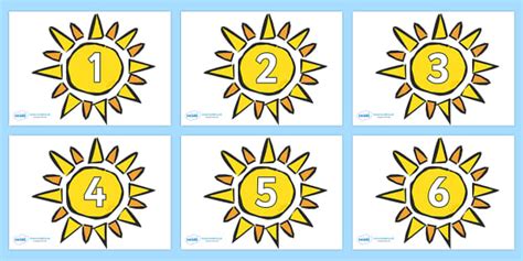 sun numbers